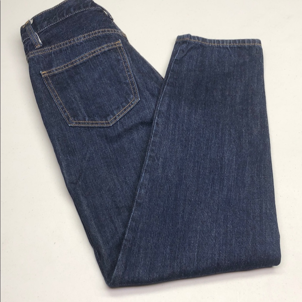 Uniqlo Wide Leg Flare Jeans - Medium Blue Wash